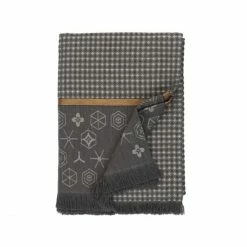 Rohleder Home Collection Edward Van Vliet Geisha Decke - 130x200 Cm - Grau