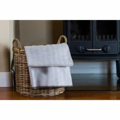 Haven & Earth Winter Herringbone Plaid - 160x220 Cm - Grau/natur -David Fussenegger Shop unnamed file 360