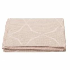 David Fussenegger LIDO Waffeldecke Mit Grafischen Sternen - 140x200 Cm - Kreide