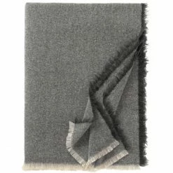 Eagle Products Portofino Strickplaid - 145x210 Cm - Schwarz