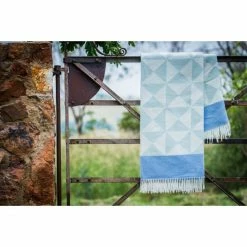 Haven & Earth Amanda Triangles Plaid - 150x200 Cm - Mint/blau/natur -David Fussenegger Shop unnamed file 391