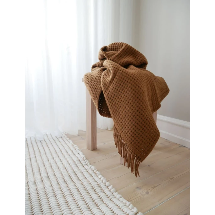 Elvang Denmark Elvang Basket Alpaka-Decke - 135x200 Cm - Camel 2 Elvang Denmark Elvang Basket Alpaka-Decke - 135x200 Cm - Camel – Bild 2