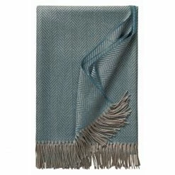 Eagle Products Denver Decke Aus Schurwolle - 130x195 Cm - Pfau