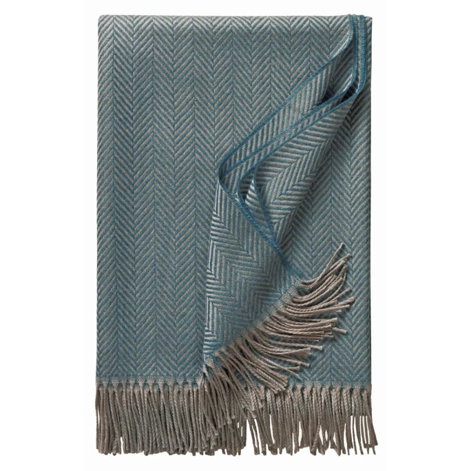 Eagle Products Denver Decke Aus Schurwolle - 130x195 Cm - Pfau 1 Eagle Products Denver Decke Aus Schurwolle - 130x195 Cm - Pfau