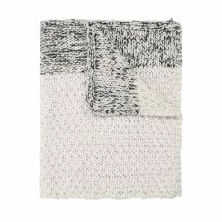 Marc O'Polo Maiku Wolldecke - 130x170 Cm - White