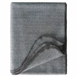 Eagle Products ABERDEEN Schurwoll-Decke - 150x200 Cm - Grau