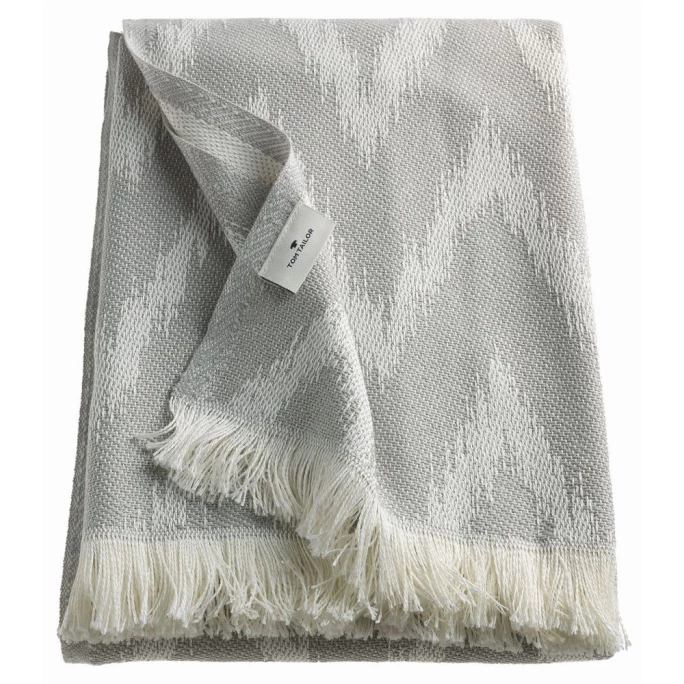 Tom Tailor Zig Zag Decke - 140x180 Cm - Grau 1 Tom Tailor Zig Zag Decke - 140x180 Cm - Grau