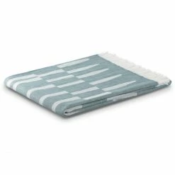 Bocasa By Biederlack Biederlack Coast Plaid - 130x180 Cm - Petrol
