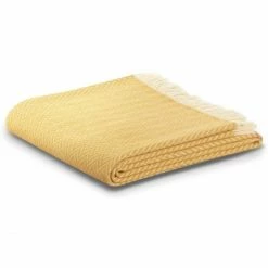 Bocasa By Biederlack Biederlack Boras Plaid - 130x180 Cm - Gelb