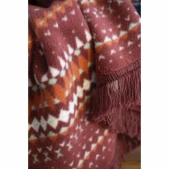 David Fussenegger VIENNA Norweger Bordüre Wohndecke - 150x200 Cm - Bordeaux -David Fussenegger Shop unnamed file 549