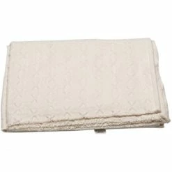 David Fussenegger RIGA Sterne Baumwolldecke - 150x200 Cm - Rohweiß