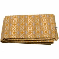 David Fussenegger DECO Grafische Bordüre Plaid - 130x200 Cm - Gold