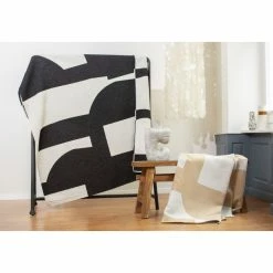 David Fussenegger LUCA Amorph Flanelldecke - 140x200 Cm - Schwarz -David Fussenegger Shop unnamed file 618