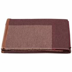 David Fussenegger LUCA Patch Flanelldecke - 140x200 Cm - Weinrot