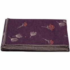 David Fussenegger SYLT Beeren Baumwolldecke - 140x200 Cm - Viola