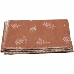 David Fussenegger SYLT Beeren Baumwolldecke - 140x200 Cm - Toffee