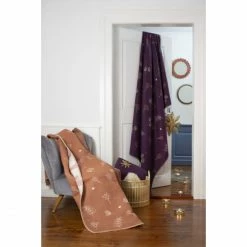 David Fussenegger SYLT Beeren Baumwolldecke - 140x200 Cm - Toffee -David Fussenegger Shop unnamed file 639