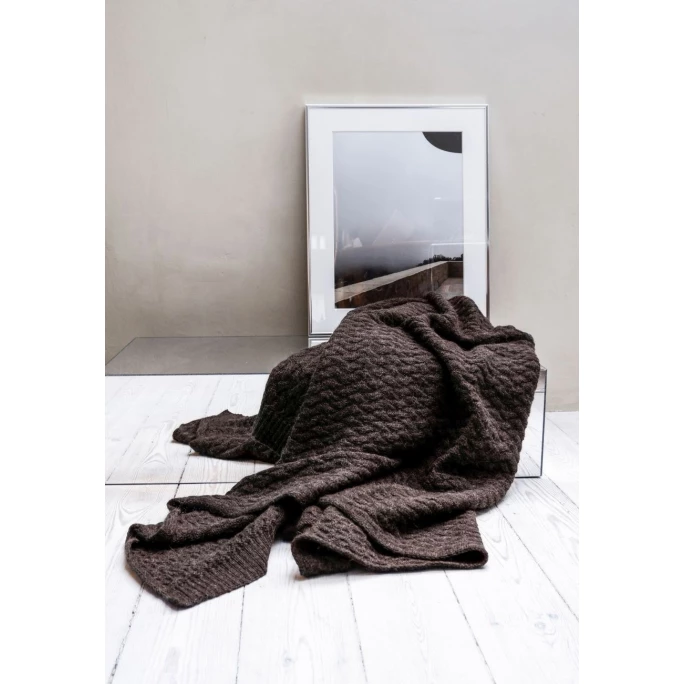 Elvang Denmark Elvang Sailor Decke Aus Baby-Alpakawolle - 130x180 Cm - Brown 2 Elvang Denmark Elvang Sailor Decke Aus Baby-Alpakawolle - 130x180 Cm - Brown – Bild 2