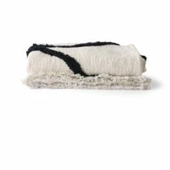 HK Living Soft Woven Decke - 130x170 Cm - Natural-black -David Fussenegger Shop unnamed file 666