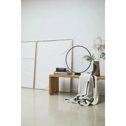 HK Living Soft Woven Decke - 130x170 Cm - Natural-black -David Fussenegger Shop unnamed file 669