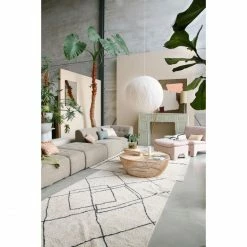 HK Living Soft Woven Decke - 130x170 Cm - Natural-black -David Fussenegger Shop unnamed file 670