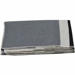 David Fussenegger SILVRETTA Colorblock Flanelldecke - 140x200 Cm - Grau