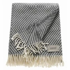 Schöner Wohnen Tebas Plaid - 140x200 Cm - Dunkelgrau