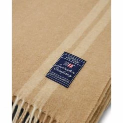 Lexington Side Striped Recycled Wool Throw Decke - 130x170 Cm - Beige/white -David Fussenegger Shop unnamed file 715