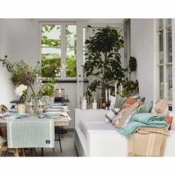 Lexington Side Striped Recycled Wool Throw Decke - 130x170 Cm - Beige/white -David Fussenegger Shop unnamed file 716