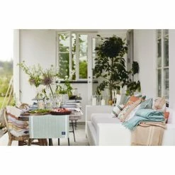 Lexington Side Striped Recycled Wool Throw Decke - 130x170 Cm - Beige/white -David Fussenegger Shop unnamed file 718