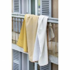 David Fussenegger LUCA Raster Baumwolldecke - 140x200 Cm - Senf -David Fussenegger Shop unnamed file 72