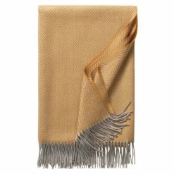 Eagle Products Denver Decke Aus Schurwolle - 130x195 Cm - Krokant