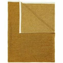 Marc O'Polo Rivar Decke - 170x130 Cm - Golden Yellow