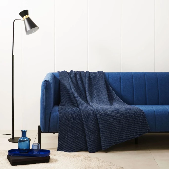 Tommy Hilfiger Twill Plaid - 130x170 Cm - Blue 3 Tommy Hilfiger Twill Plaid - 130x170 Cm - Blue – Bild 3