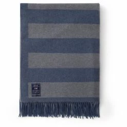 Lexington 25 YEARS Flag Decke - 130x170 Cm - Blue/gray