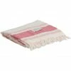 GANT COTTON LINEN STRIPE Decke - 130x180 Cm - Watermelon Pink