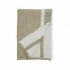 LEXINGTON Double Faced Cotton Bedspread Tagesdecke - 160x240 Cm - Olive/white