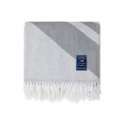 Lexington Logo Decke - 130x170 Cm - Gray-white