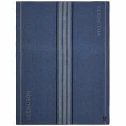 Lexington Center Striped Decke - 130x170 Cm - Blue/gray