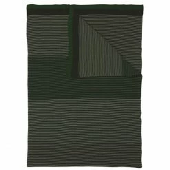 Pip Studio Blockstripe Throw Decke - 130x170 Cm - Grün