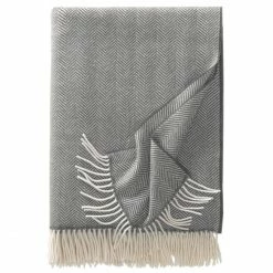 Eagle Products DERBY Wolldecke Mit Kaschmir - 150x215 Cm - Grau