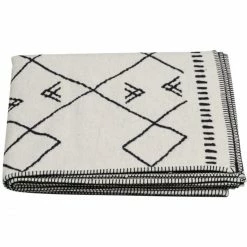 David Fussenegger JADE Boho Baumwolldecke (GOTS) - 150x200 Cm - Rohweiß