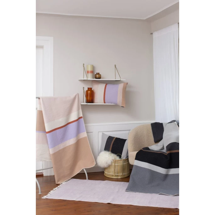 David Fussenegger SILVRETTA Colorblock Flanelldecke - 140x200 Cm - Sand 3 David Fussenegger SILVRETTA Colorblock Flanelldecke - 140x200 Cm - Sand – Bild 3