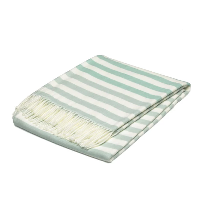 Haven & Earth Melody Blockstreifen Plaid - 150x200 cm - mint/eisblau/natur Haven & Earth Melody Blockstreifen Plaid - 150x200 Cm - Mint/eisblau/natur -David Fussenegger Shop unnamed file 859