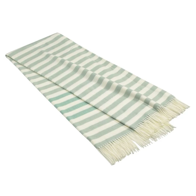 Haven & Earth Melody Blockstreifen Plaid - 150x200 cm - mint/eisblau/natur Haven & Earth Melody Blockstreifen Plaid - 150x200 Cm - Mint/eisblau/natur -David Fussenegger Shop unnamed file 860