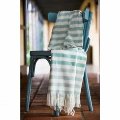 Haven & Earth Melody Blockstreifen Plaid - 150x200 Cm - Mint/eisblau/natur 2 Haven & Earth Melody Blockstreifen Plaid - 150x200 Cm - Mint/eisblau/natur -David Fussenegger Shop unnamed file 861