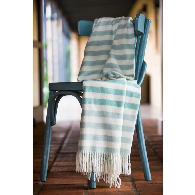 Haven & Earth Melody Blockstreifen Plaid - 150x200 cm - mint/eisblau/natur Haven & Earth Melody Blockstreifen Plaid - 150x200 Cm - Mint/eisblau/natur -David Fussenegger Shop unnamed file 861