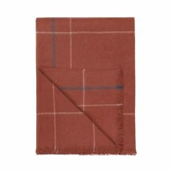 Elvang Denmark Elvang Square Alpaka-Decke - 130x190 Cm - Rusty Red