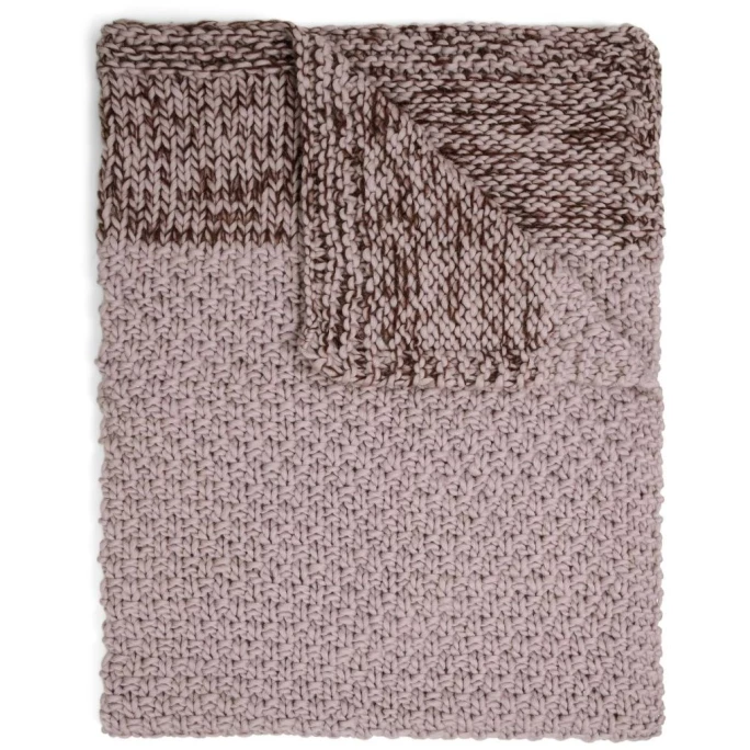 Marc O'Polo Maiku Wolldecke - 170x130 Cm - Aubergine 1 Marc O'Polo Maiku Wolldecke - 170x130 Cm - Aubergine