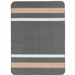 Eagle Products Liverpool Decke Aus Schurwolle - 150x200 Cm - Schwarz, Natur